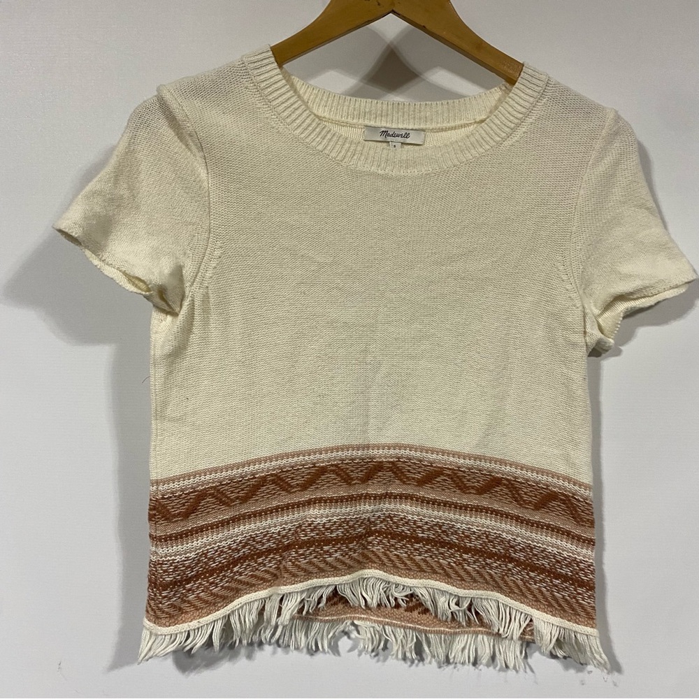 Madewell cotton blend sweater